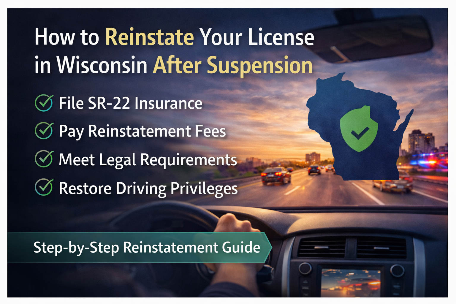 How to Reinstate Your License in Wisconsin After Suspension
