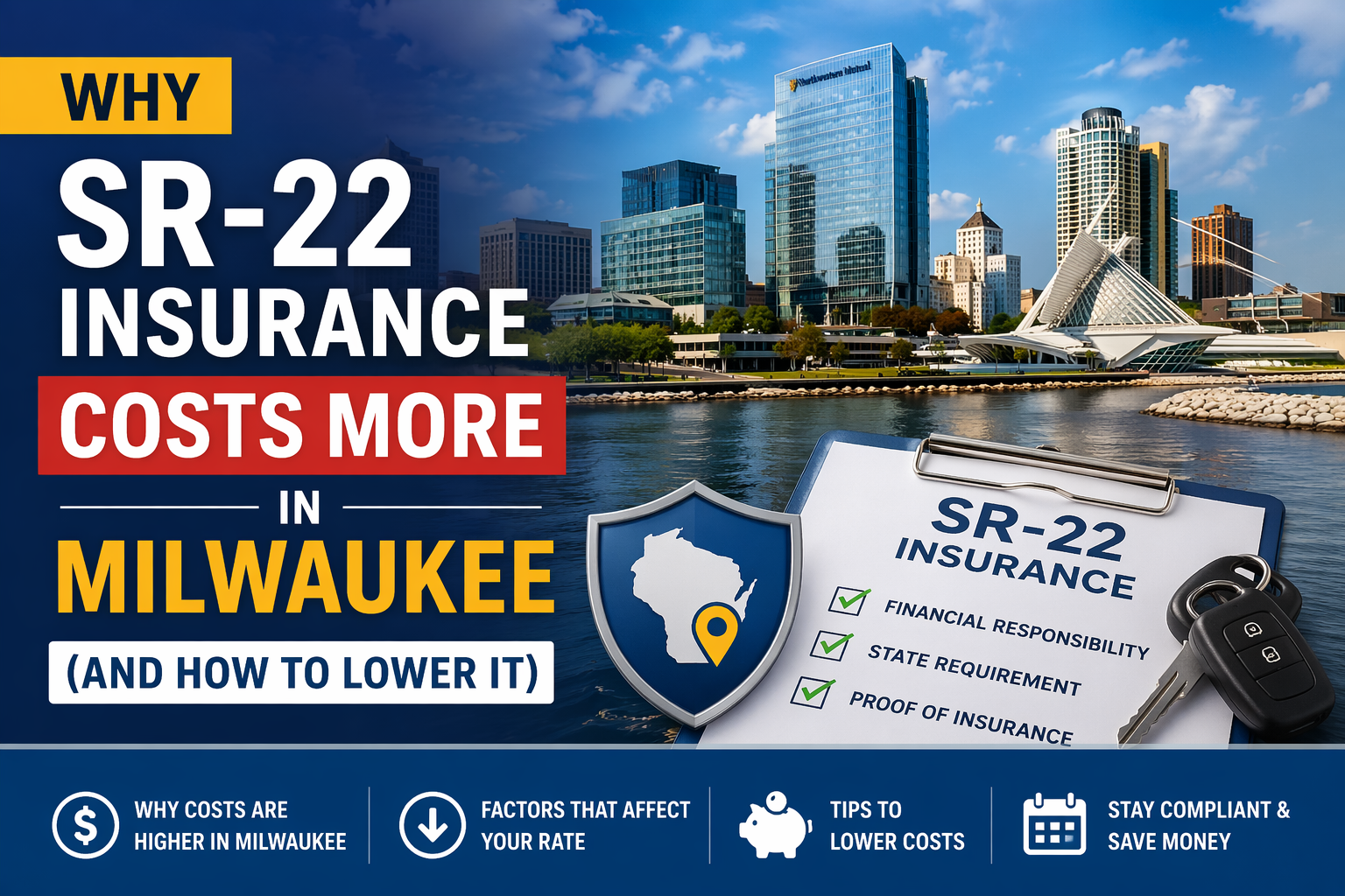 Why SR-22 Insurance Costs More in Milwaukee (and How to Lower It)