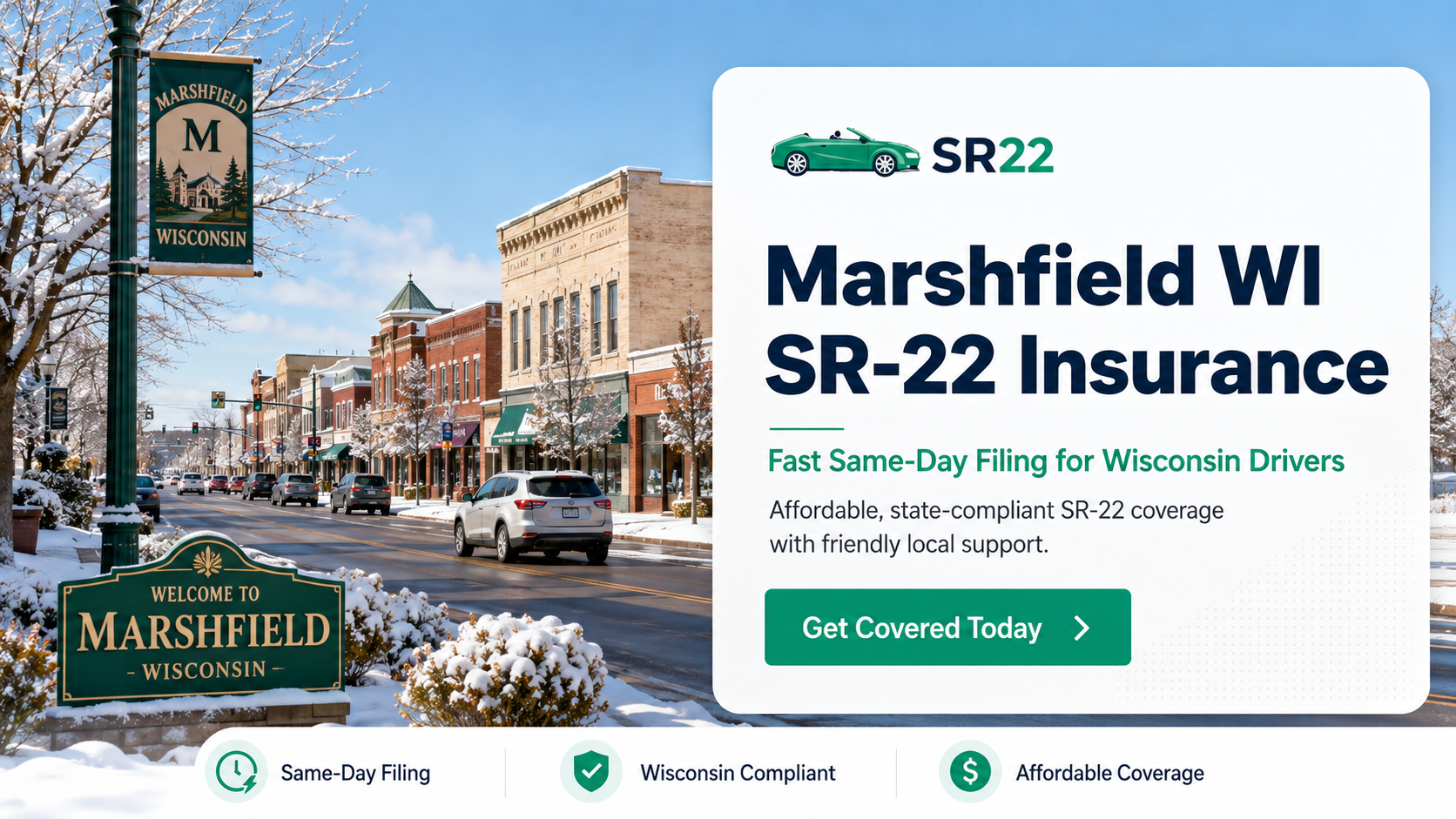 Marshfield WI sr22 insurance
