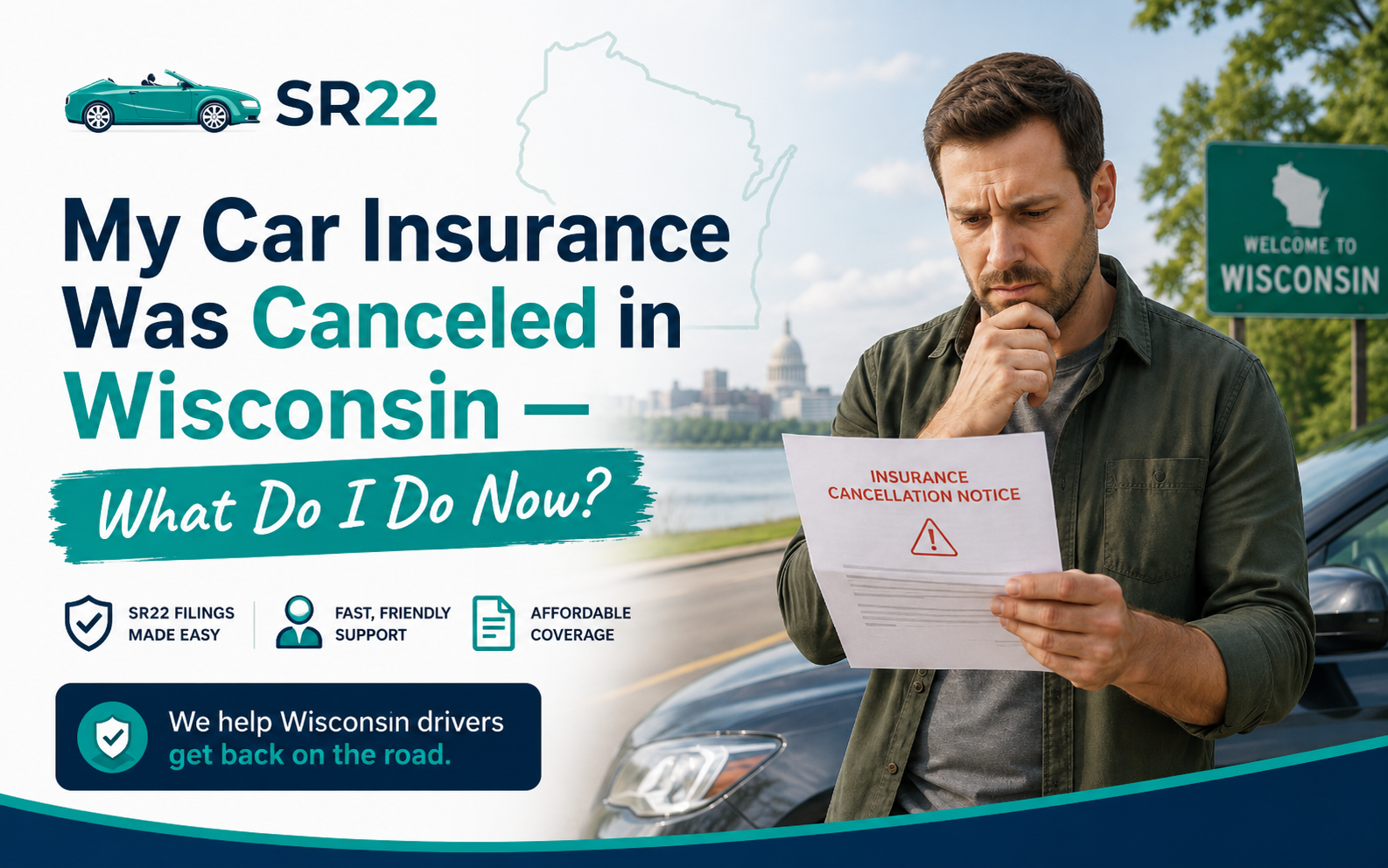 Five steps to take after car insurance is canceled in Wisconsin