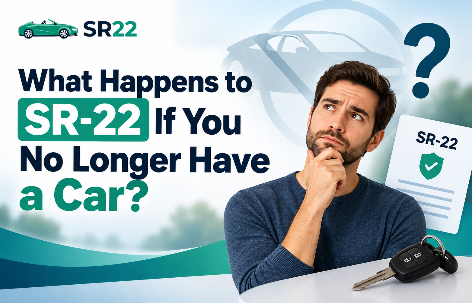 Wisconsin driver reviewing SR-22 insurance after selling or losing a vehicle